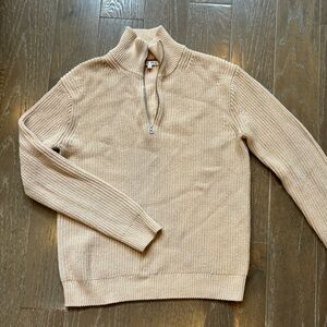 Alex mill Half Zip Sweater in Chunky Cotton